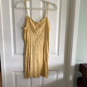 O’Neil Brand spaghetti strap yellow dress